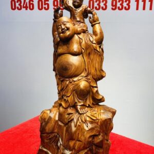Di Lạc Hoan Hỷ Cõng Tiểu Gỗ Cẩm Lai