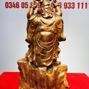 Di Lạc Hoan Hỷ Cõng Tiểu Gỗ Cẩm Lai