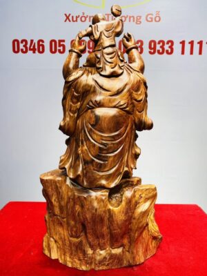 Di Lạc Hoan Hỷ Cõng Tiểu Gỗ Cẩm Lai