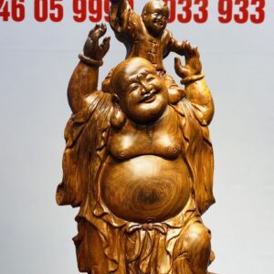 Di Lạc Hoan Hỷ Cõng Tiểu Gỗ Cẩm Lai