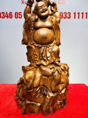 Di Lạc Hoan Hỷ Cõng Tiểu Gỗ Cẩm Lai