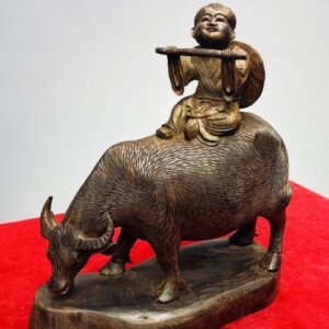 Mục Đồng Chăn Trâu Gỗ Trắc