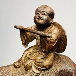 Mục Đồng Chăn Trâu Gỗ Trắc