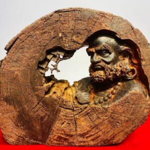 Diện Đạt Ma Gỗ Trắc