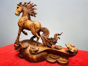 Nhất Mã Gậy Như Ý Gỗ Sưa