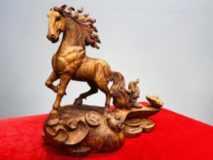 Nhất Mã Gậy Như Ý Gỗ Sưa