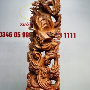Đạt Ma Hàng Tam Long Gỗ Hương