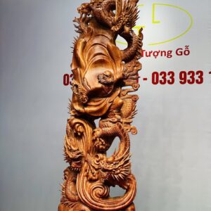 Đạt Ma Hàng Tam Long Gỗ Hương