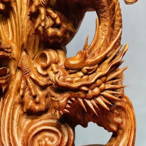 Đạt Ma Hàng Tam Long Gỗ Hương