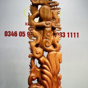 Đạt Ma Hàng Tam Long Gỗ Hương