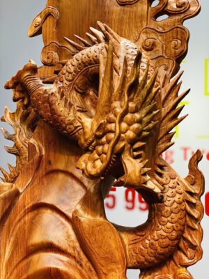 Đạt Ma Hàng Tam Long Gỗ Hương
