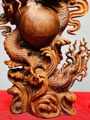 Nhất Long Vờn Ngọc Gỗ Sưa