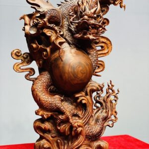Nhất Long Vờn Ngọc Gỗ Sưa