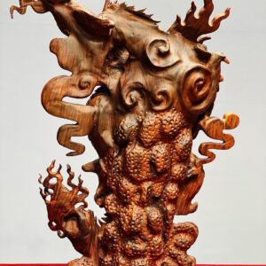 Nhất Long Vờn Ngọc Gỗ Sưa