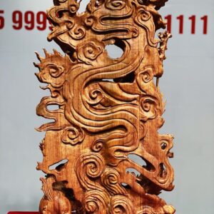 Đạt Ma Hàng Song Long Phục Nghê Gỗ Hương