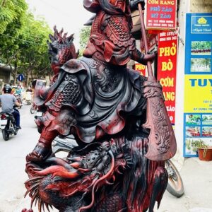 Quan Công Phục Long Gỗ Trắc