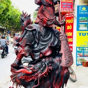 Quan Công Phục Long Gỗ Trắc