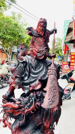 Quan Công Phục Long Gỗ Trắc
