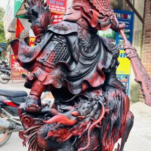 Quan Công Phục Long Gỗ Trắc