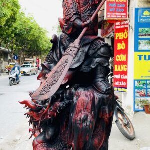 Quan Công Phục Long Gỗ Trắc