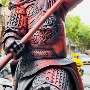 Quan Công Phục Long Gỗ Trắc