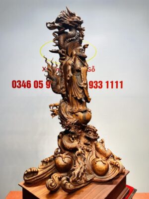 Đạt Ma Tam Long Tam Ngọc Gỗ Sưa