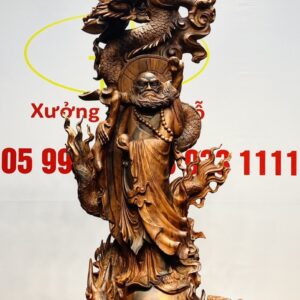 Đạt Ma Tam Long Tam Ngọc Gỗ Sưa