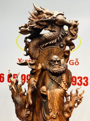 Đạt Ma Tam Long Tam Ngọc Gỗ Sưa