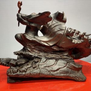 Đạt Ma Múa Võ Hàng Long Gỗ Trắc