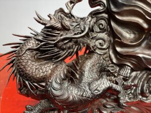 Đạt Ma Múa Võ Hàng Long Gỗ Trắc