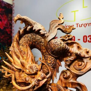 Đạt Ma Hàng Long Ngọc Gỗ Sưa