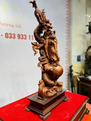 Đạt Ma Hàng Long Ngọc Gỗ Sưa