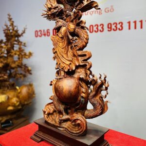 Đạt Ma Hàng Long Ngọc Gỗ Sưa