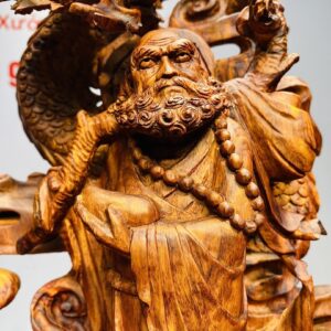 Đạt Ma Hàng Long Ngọc Gỗ Sưa