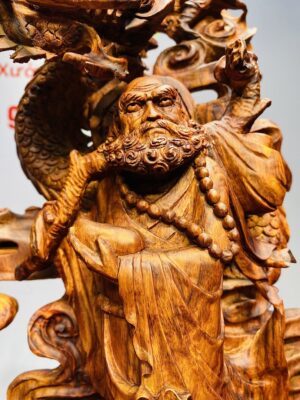 Đạt Ma Hàng Long Ngọc Gỗ Sưa