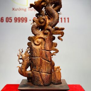 Đạt Ma Hàng Long Ngọc Gỗ Sưa