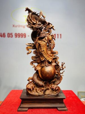 Đạt Ma Hàng Long Ngọc Gỗ Sưa