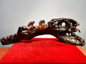 Cầu Bát Mã Cây Tùng Gỗ Trắc