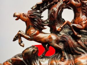 Cầu Bát Mã Cây Tùng Gỗ Trắc