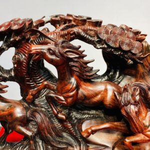 Cầu Bát Mã Cây Tùng Gỗ Trắc