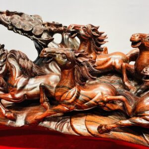 Cầu Bát Mã Cây Tùng Gỗ Trắc