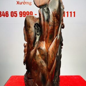 Di Lạc Ngũ Tiểu Ngồi Trống Gỗ Trắc