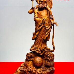 Đạt Ma Phục Song Nghê Gỗ Sưa