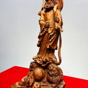 Đạt Ma Phục Song Nghê Gỗ Sưa
