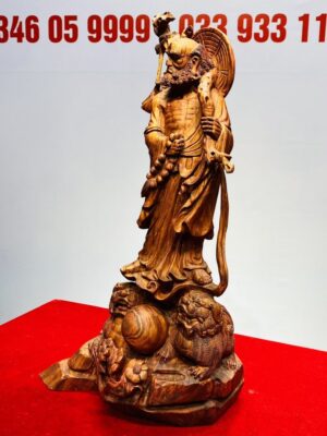 Đạt Ma Phục Song Nghê Gỗ Sưa