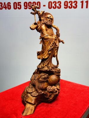 Đạt Ma Phục Song Nghê Gỗ Sưa
