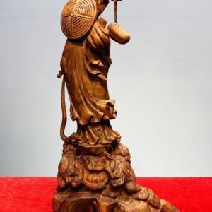Đạt Ma Phục Song Nghê Gỗ Sưa