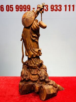 Đạt Ma Phục Song Nghê Gỗ Sưa