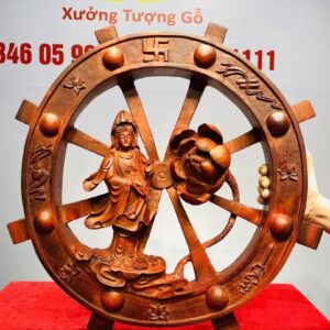 Tranh Gỗ Phật Quan Âm Gỗ Hương
