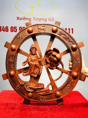 Tranh Gỗ Phật Quan Âm Gỗ Hương